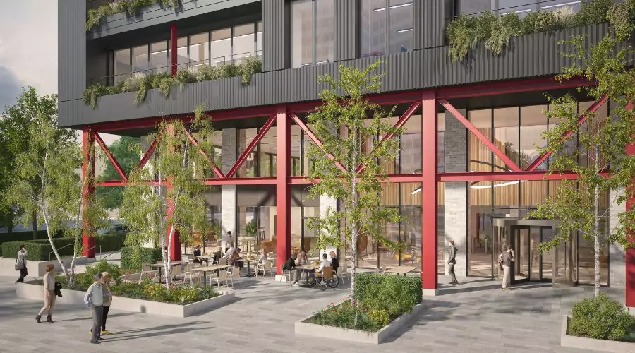 Gci Station Office Exterior Seating