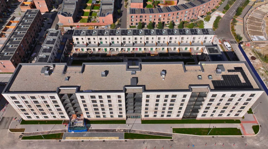 The Dials at Brabazon aerial shot